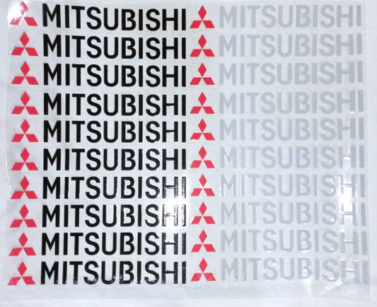STIKER 3D MITSUBISHI LOGO OG 🔙